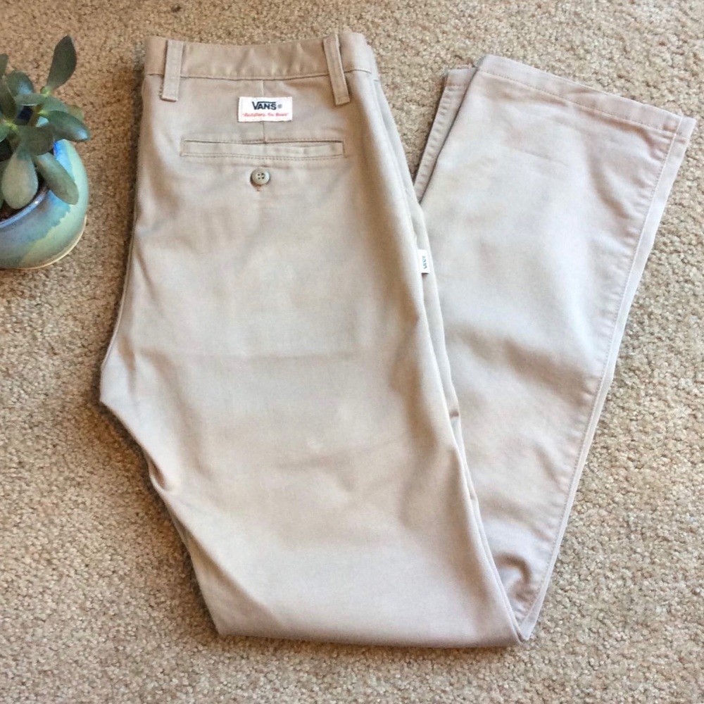 Vans men’s khaki chinos